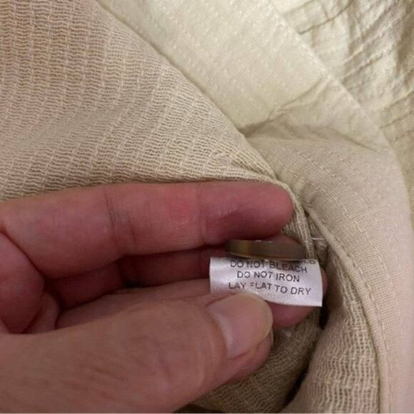 DownEast Women's 100% Cotton Quilted Jacket in Natural Size XL NWT​ - Picture 4 of 7